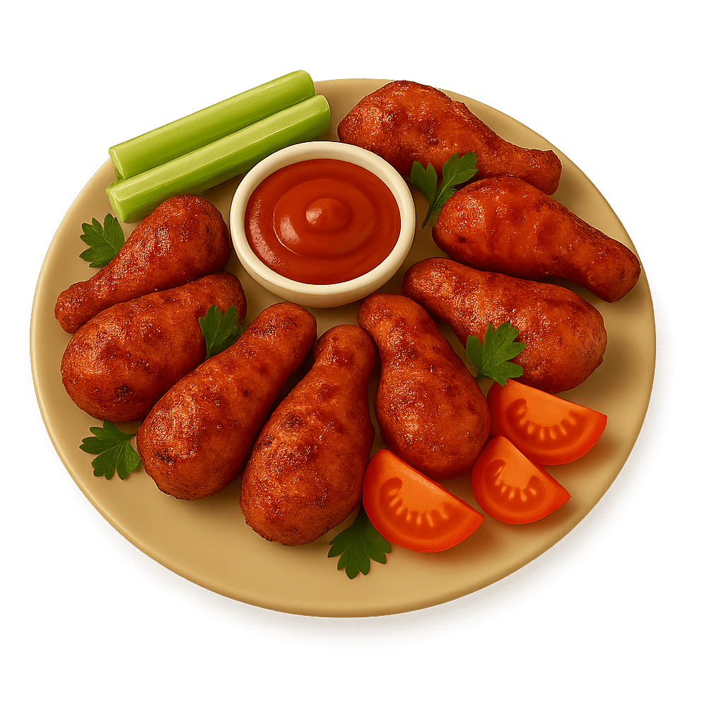 Animacion Alas Adobadas Sabor BBQ y Parrilla. 